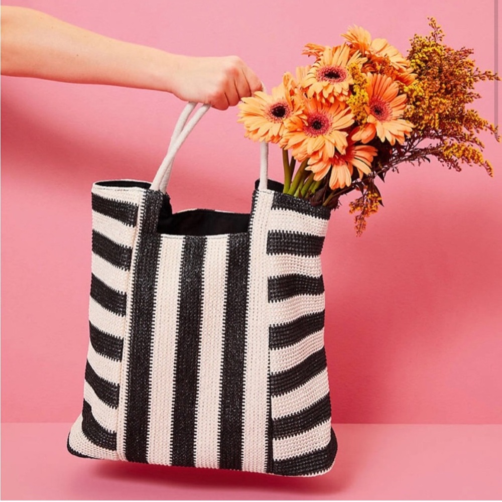 DSW Kelly and Katie Striped Tote Bag